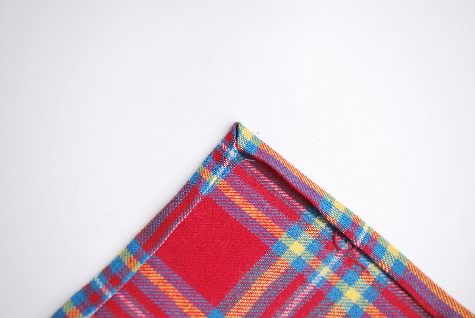 diy flannel napkins